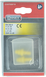 Bouchons d'oreilles Connex silicone 25db boîte 2pcs - coxt938715