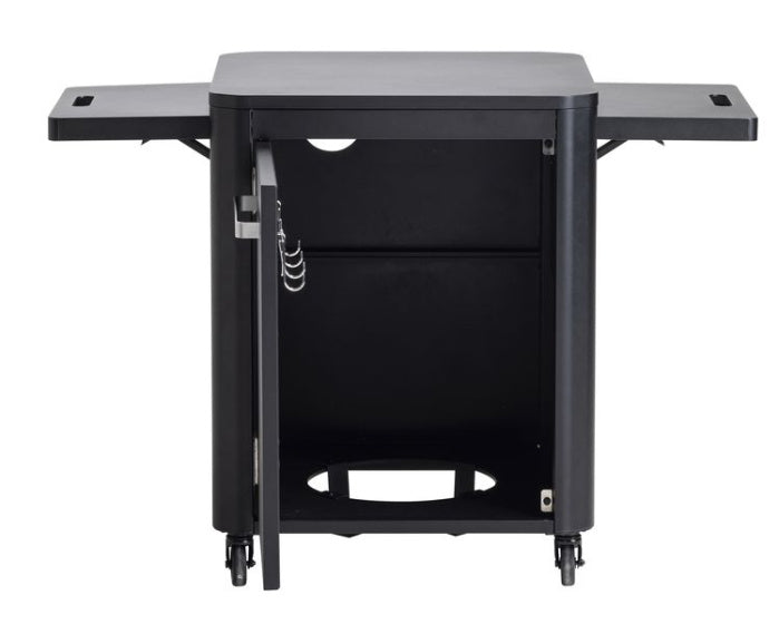Table de travail de chariot cozze pliant avec 1 porte noire