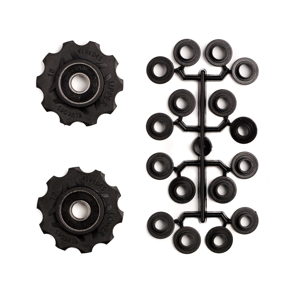 roues derailleur 10 dents 8s noirs 2 morceaux