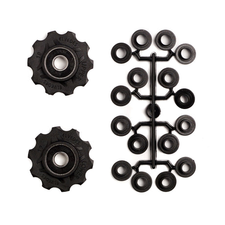 roues derailleur 10 dents 8s noirs 2 morceaux