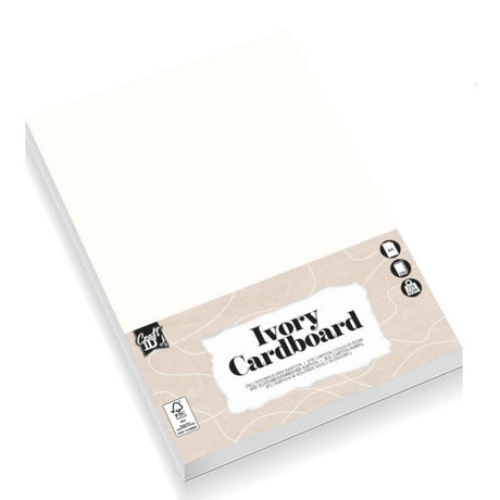 Grafix craft id carton ivoire a4 10 feuilles 220gsm