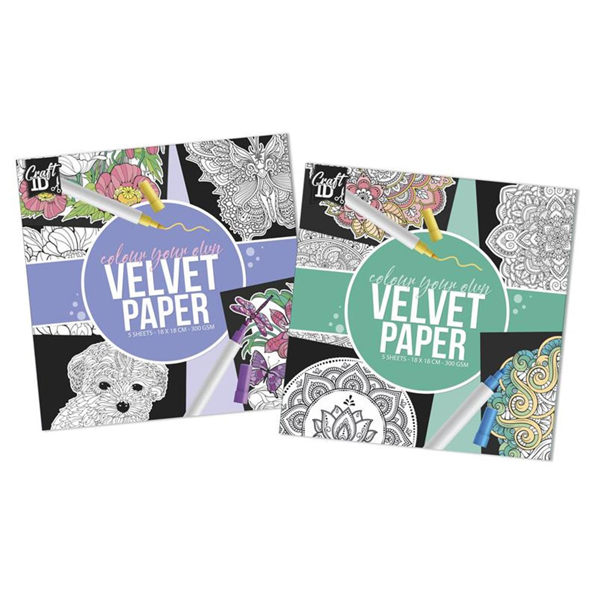 Grafix coloriez votre propre papier velours
