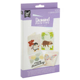 Ensemble de cartes de peinture au diamant d'identification artisanale 18,1x13cm