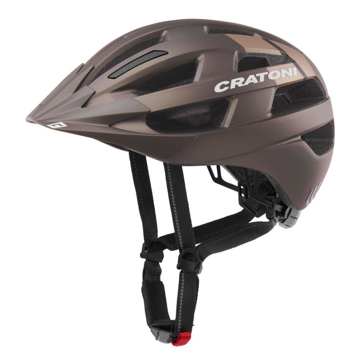 Casque cratoni velo-x marron métallique matt m-l