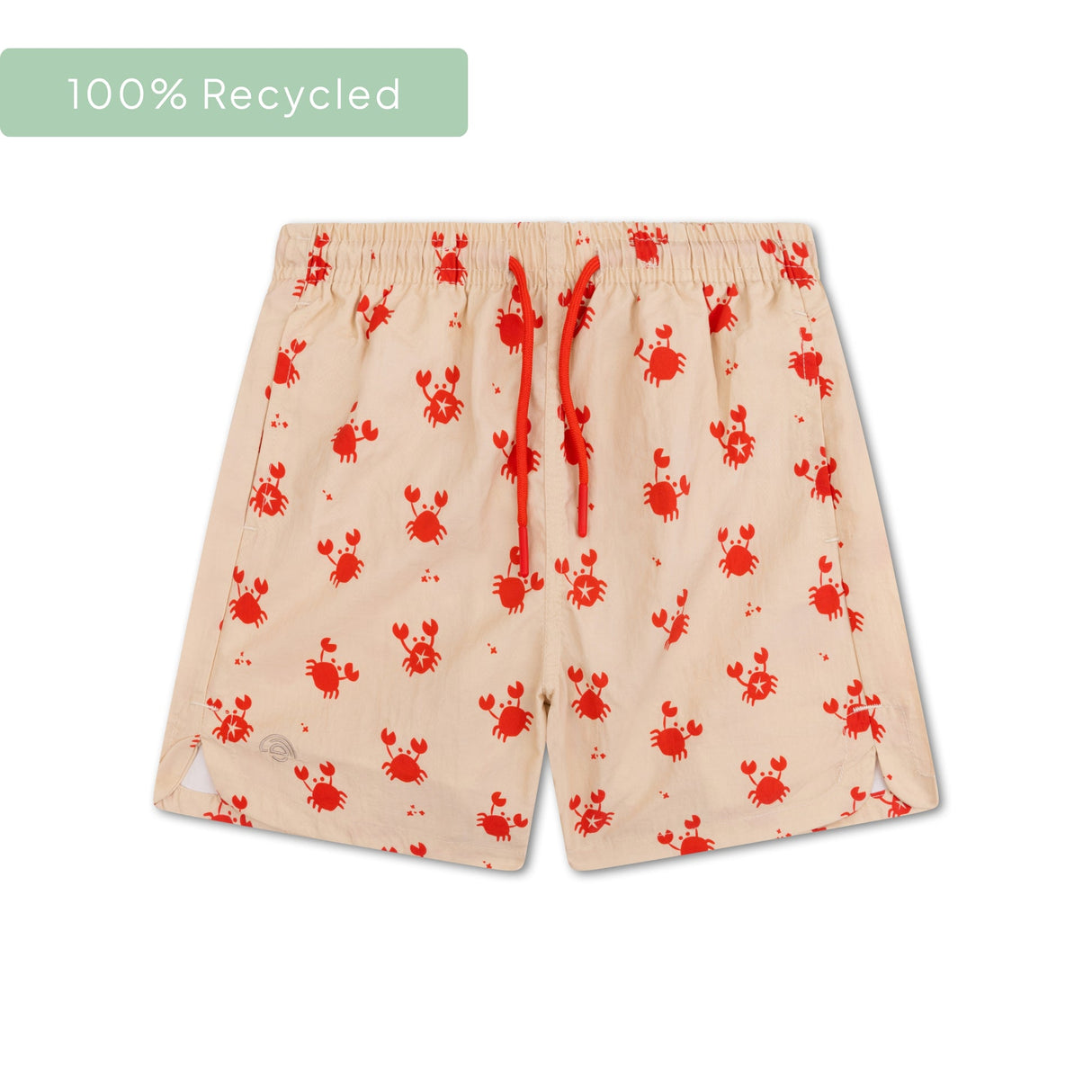 Crabe | maillot de bain anti-UV beige rouge garçon