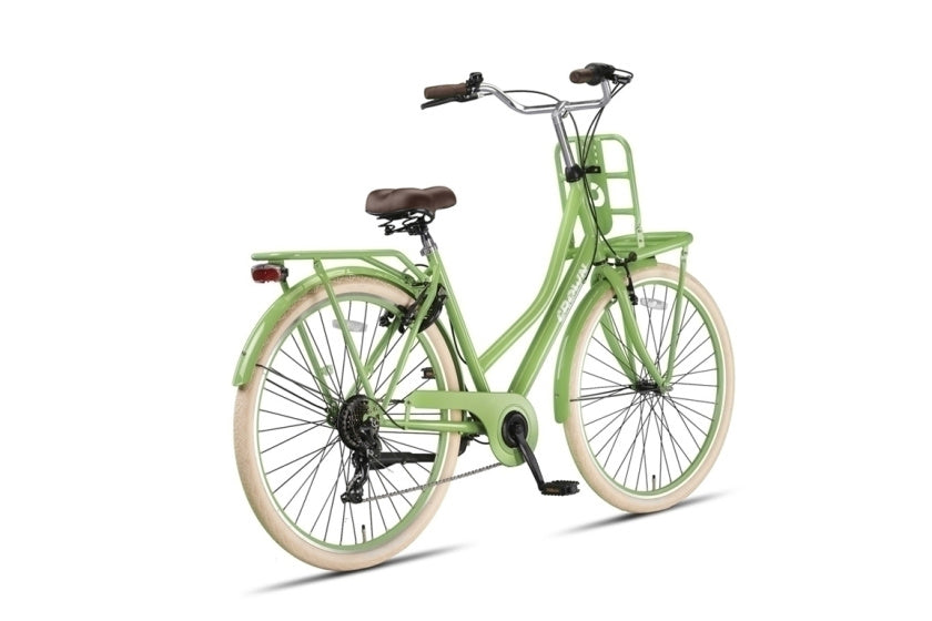 Crown Berlin 28 pouces 53 cm dames 7V V-freins vert clair
