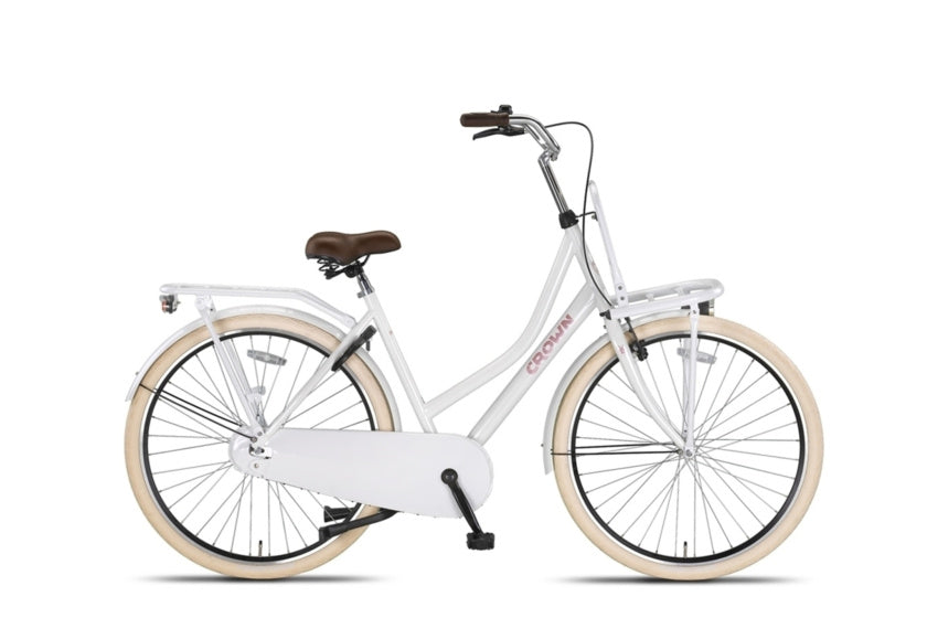Crown Holland 28 pouces 53 cm dames talling frein blanc