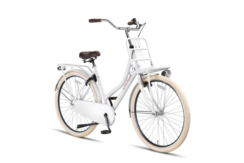 Crown Holland 28 pouces 53 cm dames talling frein blanc
