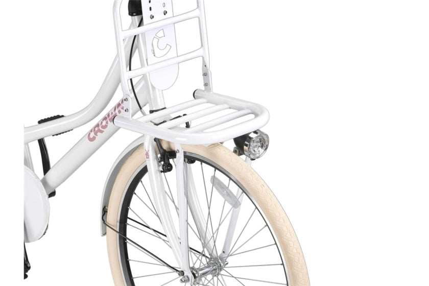 Crown Holland 28 pouces 53 cm dames talling frein blanc