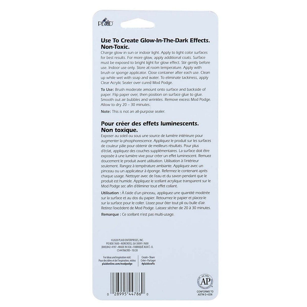 Mod podge • brille dans le noir 118 ml