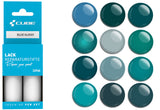 Set de stylos de retouche Cube bleu brillant