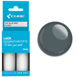 Set de stylos de retouche Cube bleu gris mat
