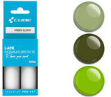Set de stylos de retouche Cube vert brillant