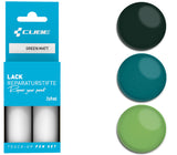 Set de stylos de retouche Cube vert mat