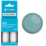 Set de stylos de retouche Cube bleu ciel mat