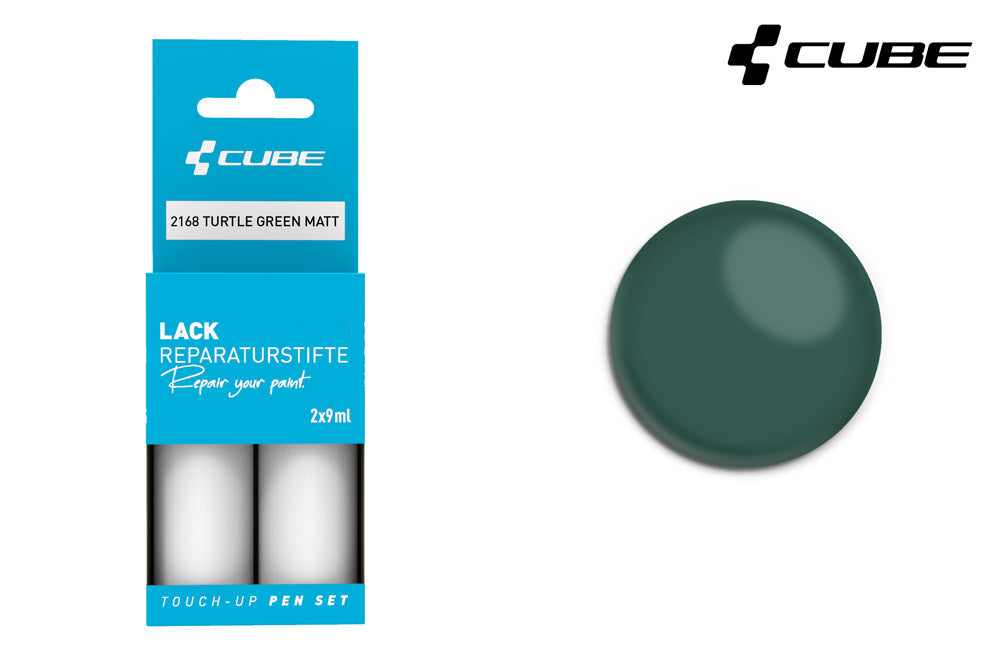 Set de stylos de retouche Cube vert tortue mat