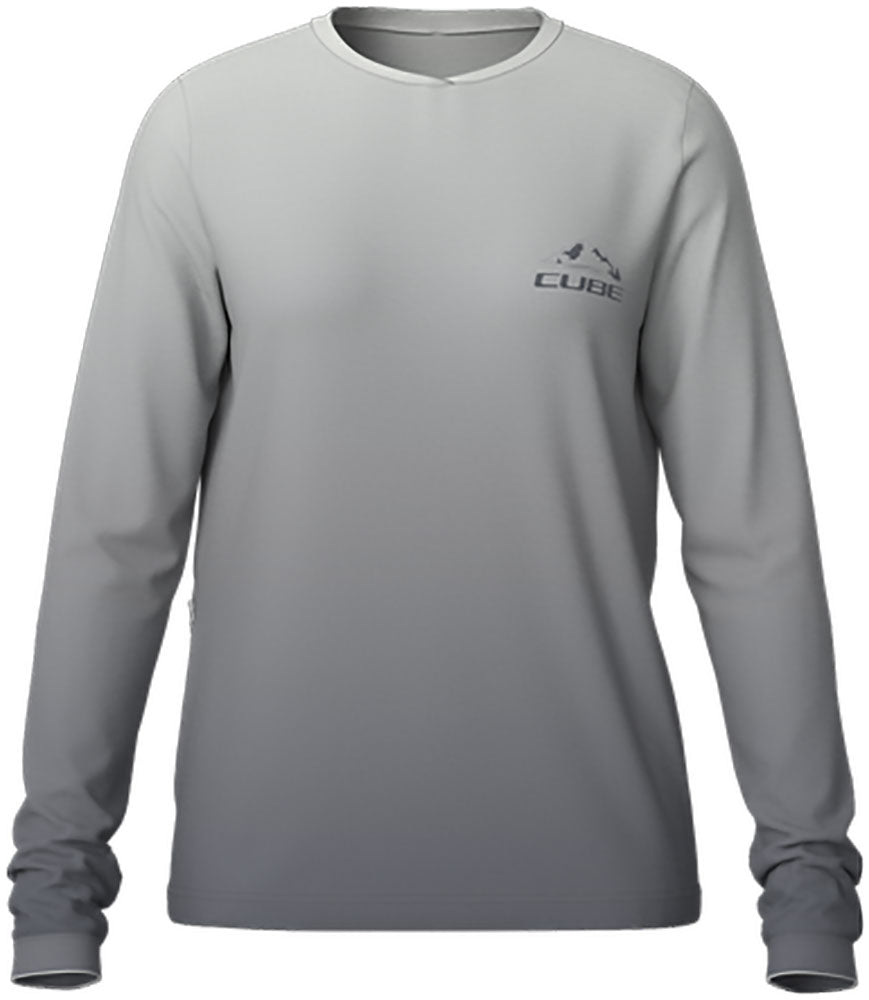 Cube soft touch - maillot vtt manches longues femme