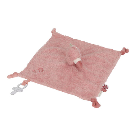 Little dutch safari friends knuffeldoek flamingo