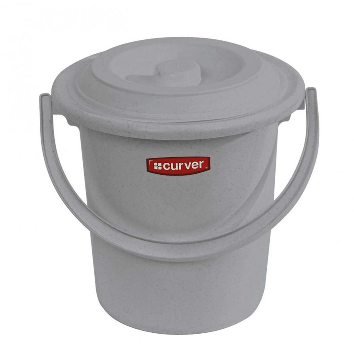 Seau de toilette Curver + couvercle gris 5ltr