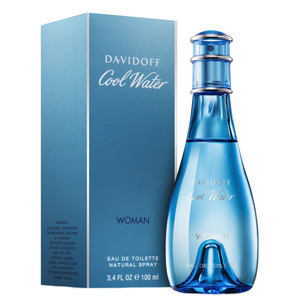 Davidoff eau de toilette spray coolwater femme 100ml dames