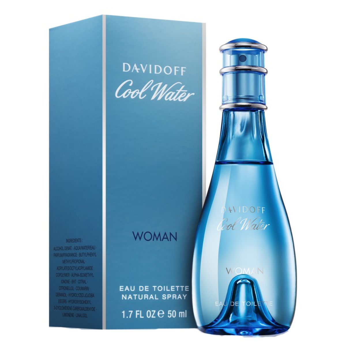 Davidoff eau de toilette spray coolwater femme 50ml dames