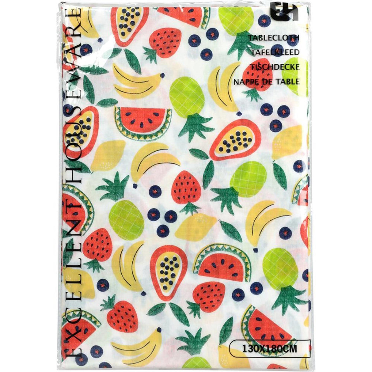 Excellente nappe en flanelle pour articles ménagers, 130x180cm, fruits