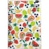 Excellente nappe en flanelle pour articles ménagers, 130x180cm, fruits