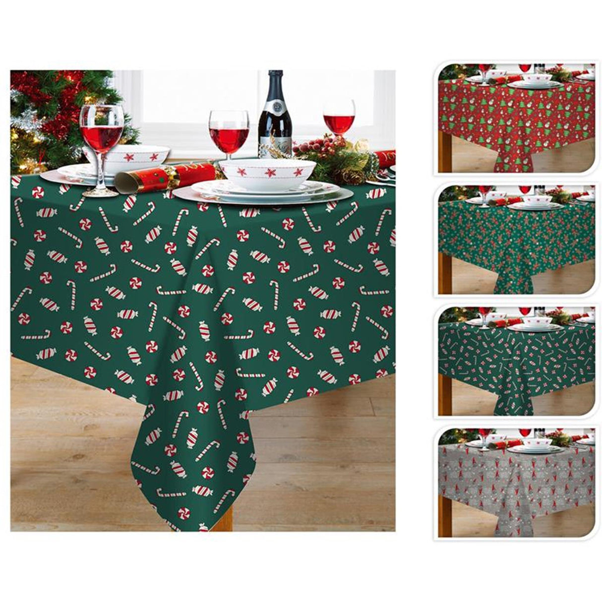 Nappe de décoration motif Noël 130x180cm