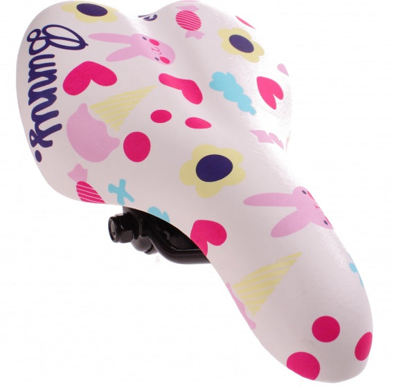 Cycletech Bunny Saddle's Bike White 22 x 14 cm