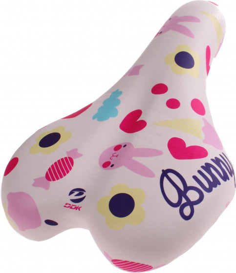Cycletech Bunny Saddle's Bike White 22 x 14 cm