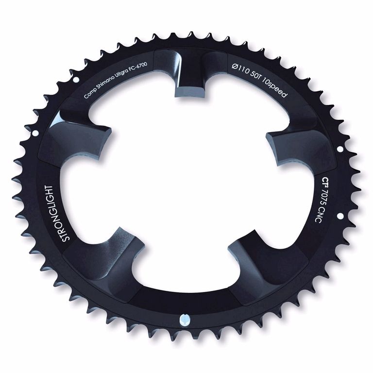 Plateau Stronglight ct2, plateau strongl.ct2 52t, revêtement en téflon cer.