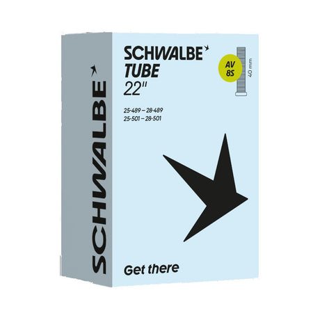 Chambre à air Schwalbe av8s 22 pouces 25 28-489 501 av 40mm