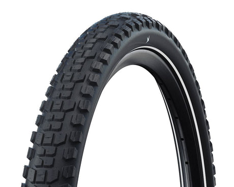 Schwalbe johnny watts - filaire - addix - dd - greenguard - 27,5x2,35 - noir + reflex