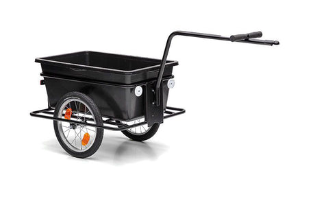 Roland Big Boy Bicycle Trailer - Plastic Steel - 90L - noir