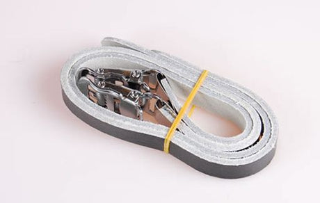 Brides clip orteil lapize aspect cuir noir