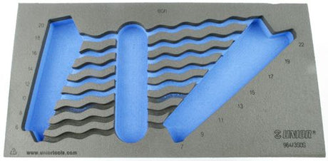 Chariot à outils pour incrustations de mousse Unior