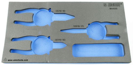 Chariot à outils pour incrustations de mousse Unior