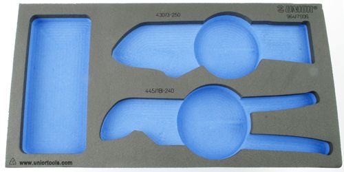 Chariot à outils pour incrustations de mousse Unior
