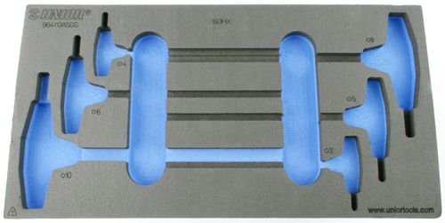 Chariot à outils pour incrustations de mousse Unior