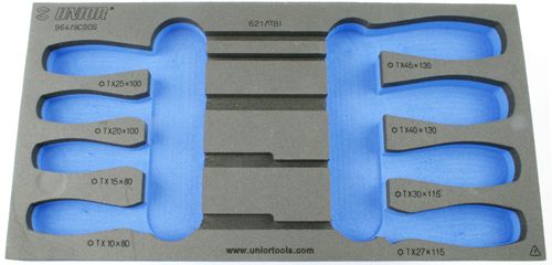 Chariot à outils pour incrustations de mousse Unior