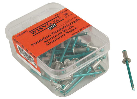 Rivet pop Wisvo 3,8x10 ds a 50