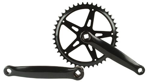 HZB CRANKET Schetting Wheel Steel 44t 1 8 + 3 32 170 mm -1 mm noir