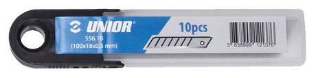 Unior 10 lames de rechange 556.1b 18mm