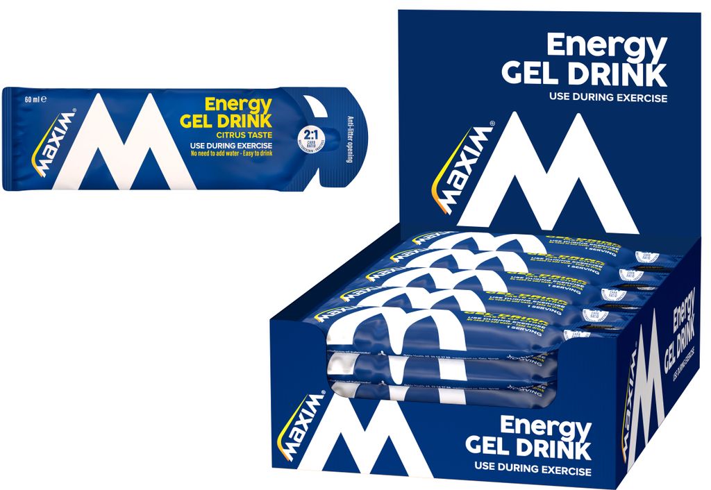 Maxim boisson gel énergétique citron 60ml dès le 25