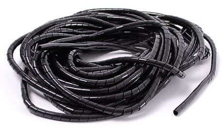 Câble spiralé sans marque 4mm noir 10m