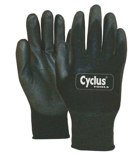 Gants de travail cycplus pu-flex m (8) noir