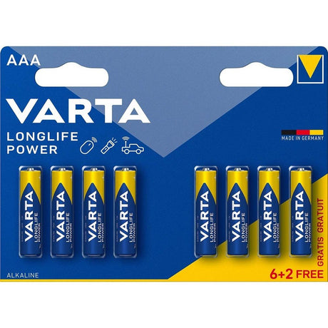 Varta batt va longlife power lr03 aaa crayon krt a 8