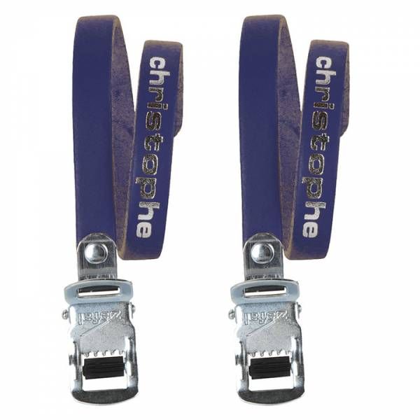 Zefal bride clip orteil zef christophe 516 cuir bl ensemble