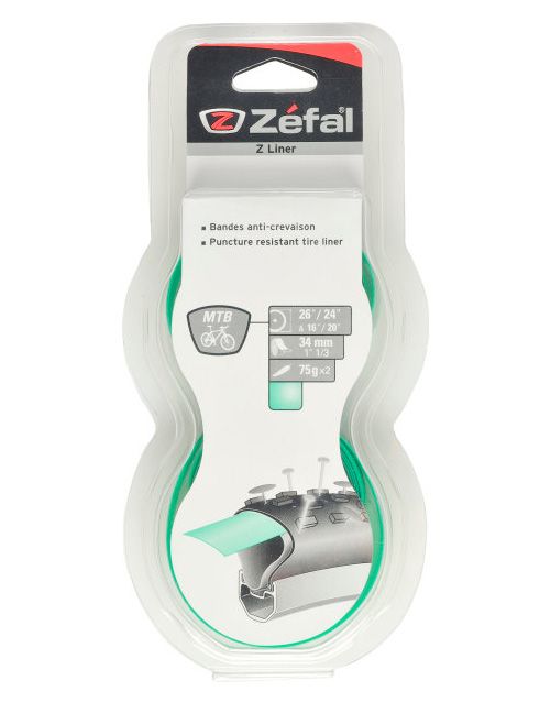 Zefal ruban anti-crevaison zef z liner 19mm gris set a 2