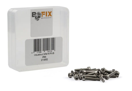 Vis à six pans creux Bofix m3 x 16 inox